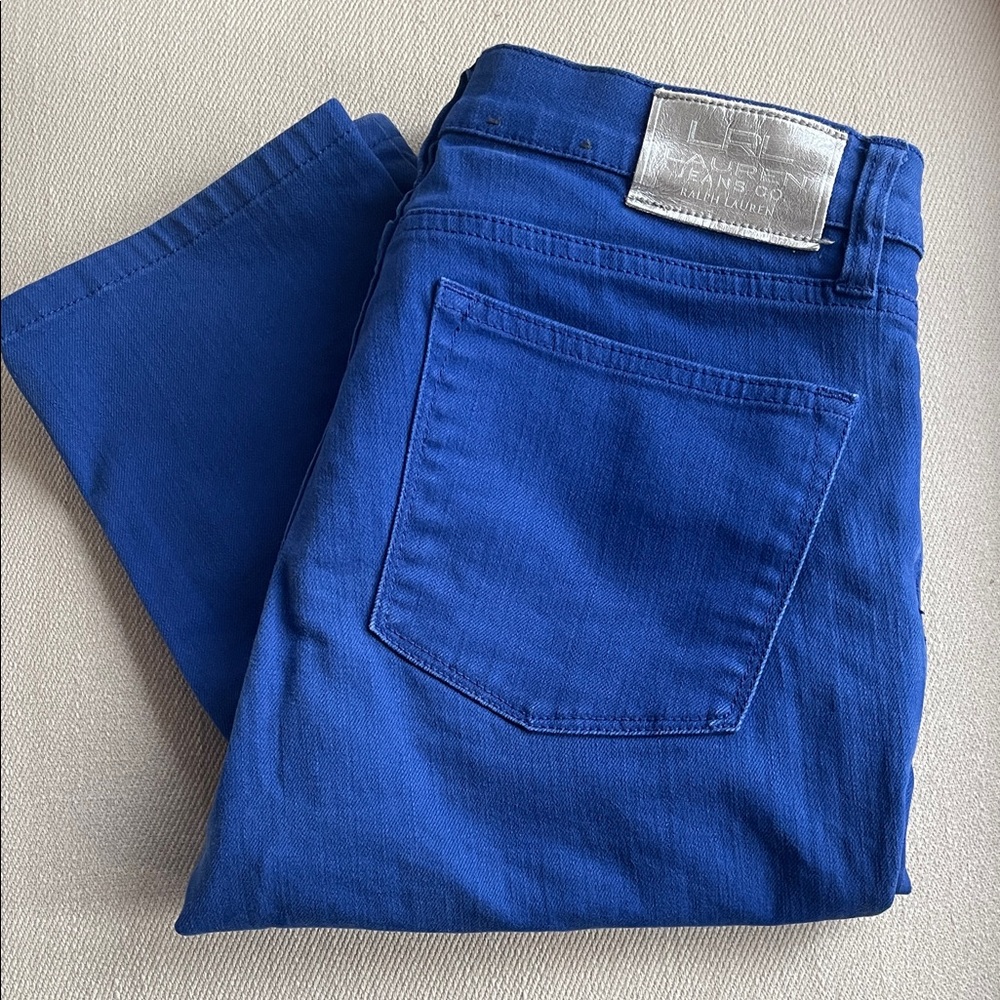 LAUREN Ralph Lauren | Royal Blue Straight Leg Pants | Size 8